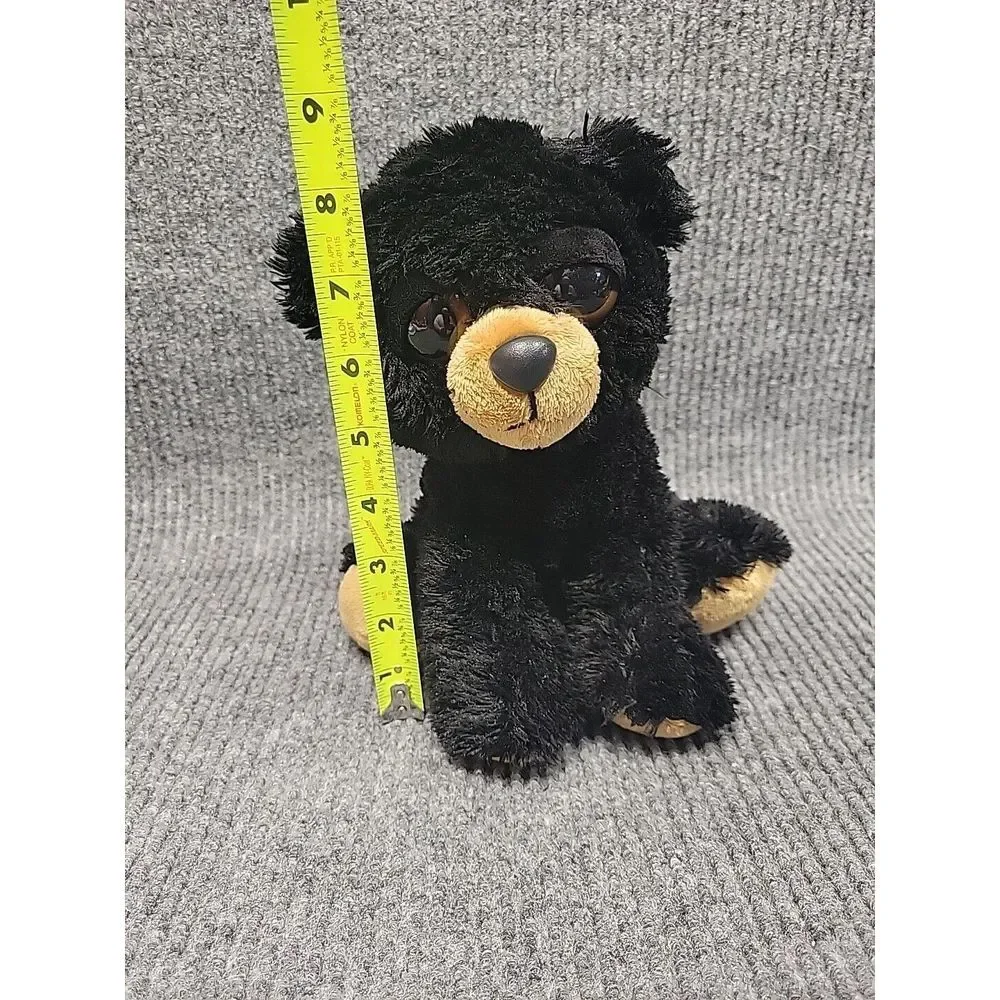 Aurora‎ Black Bear Plush Stuffed Animal 9